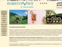 Tablet Screenshot of koegl-hubertushof.de